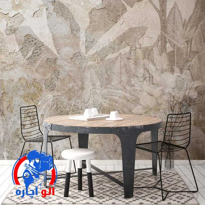 نقاشی، کاغذ دیواری و پتینه دیواری اتاق کودک در شمال تهران با الوآچاره